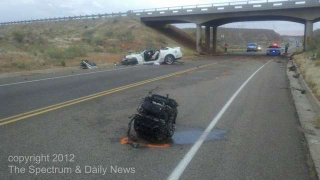 Illustration for article titled Ford Shelby GT500: Crash Photos